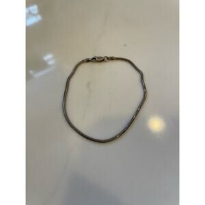 STERLING SILVER Simple Bracelet Made in Italy
